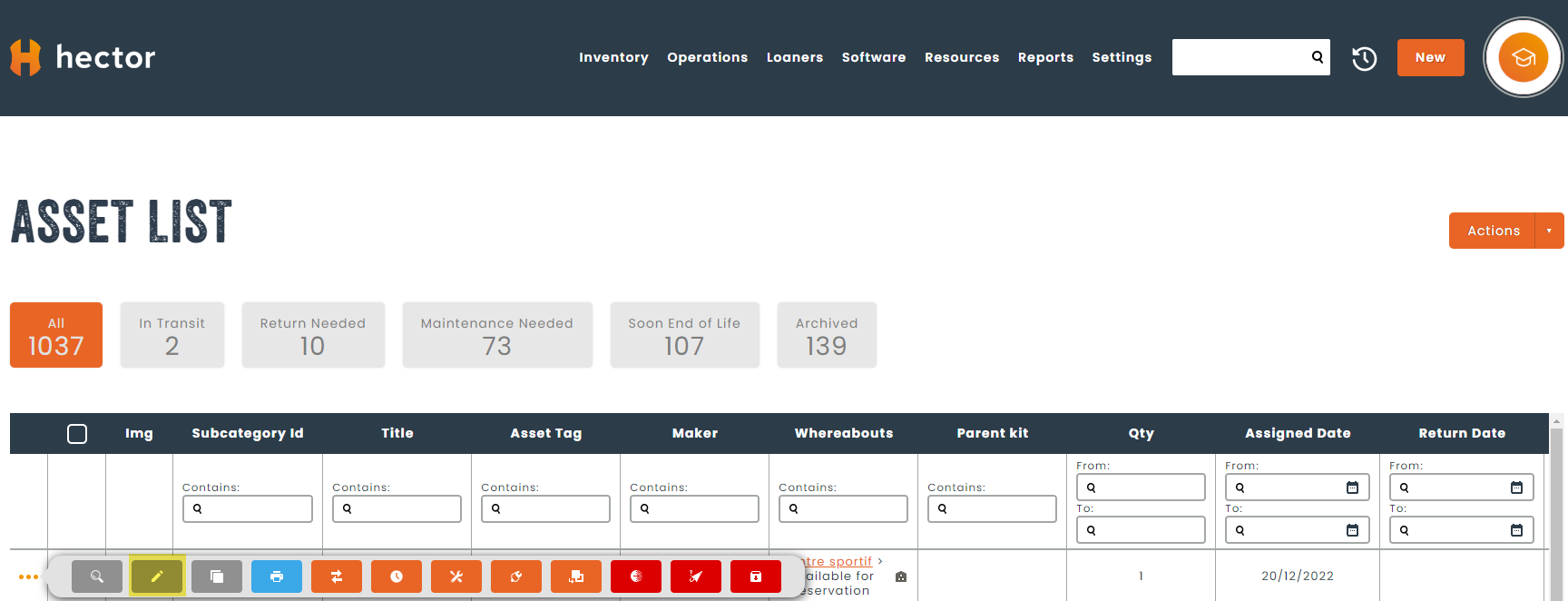 Creating an association between assets – Knowledgebase