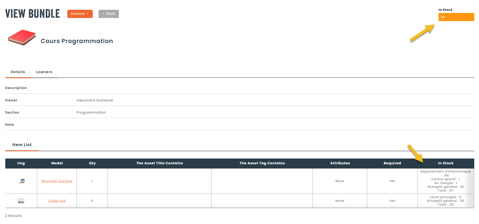 Creation of a bundle – Knowledgebase