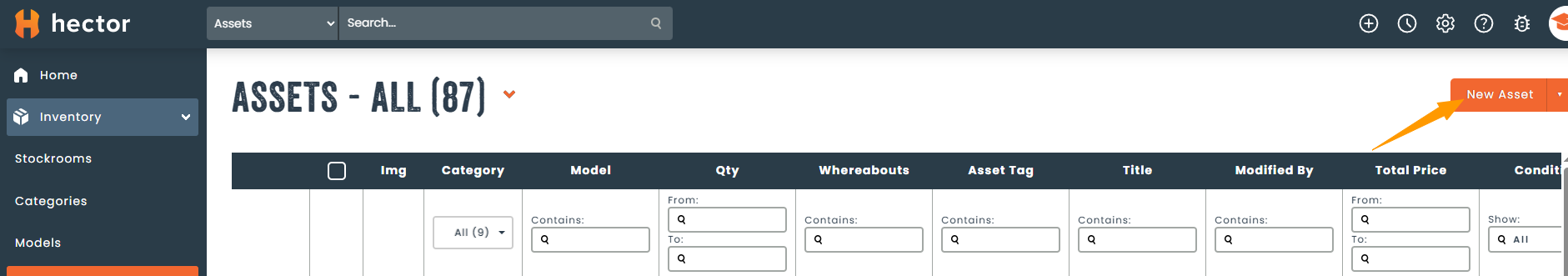 Creating asset(s) – Knowledgebase